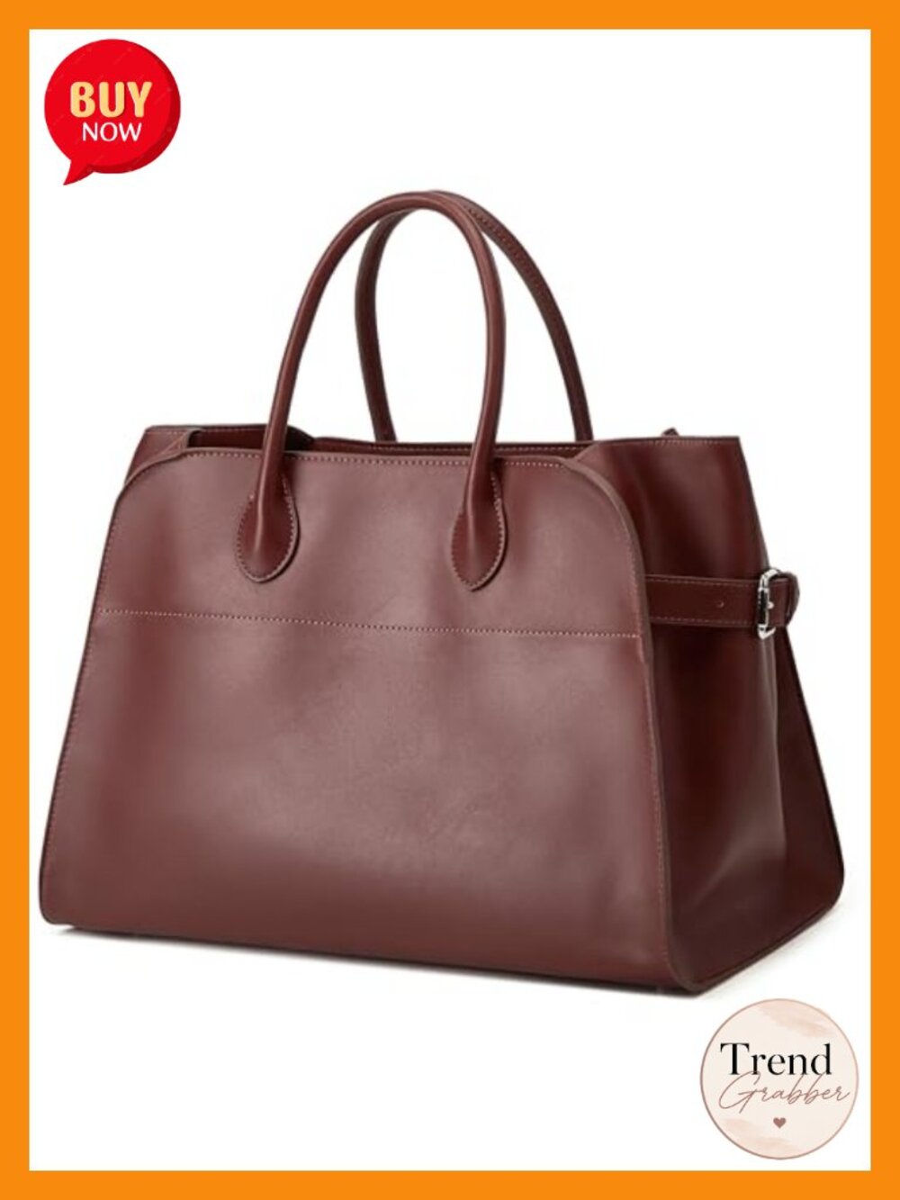 Vegan Leather Tote Bag for Women Large Top-Handle Work Purse